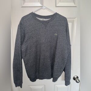 Lacoste gray crewneck